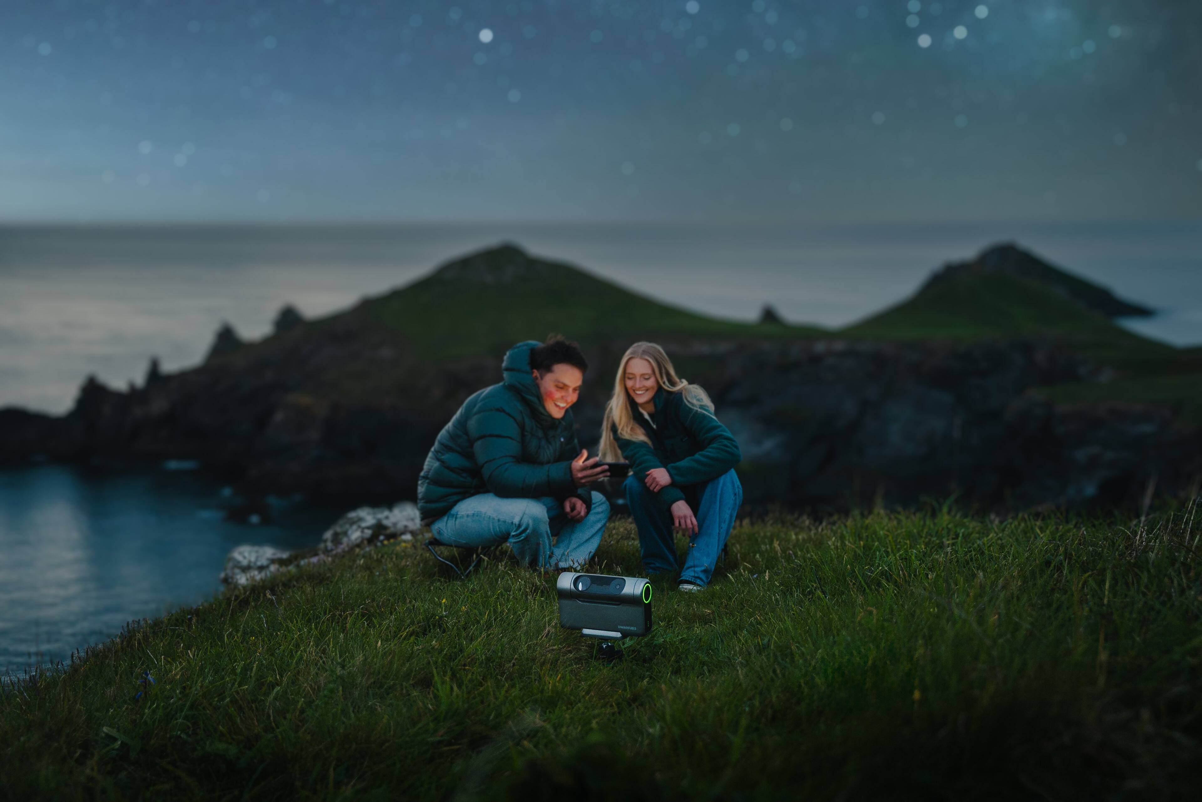 Alt View 1. Dwarflab - Dwarf 3 Smart Telescope - Portable, Capture Astronomy/Wildlife/Panorama, Cloud Processing, 4K Auto-Tracking, All Ages.