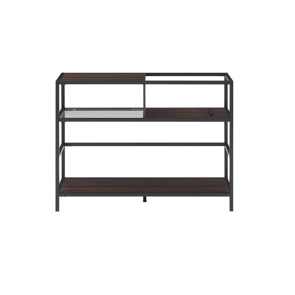 Alt View 2. Crosley Furniture - Provo Record Player Stand With Vinyl Storage - Matte Black.