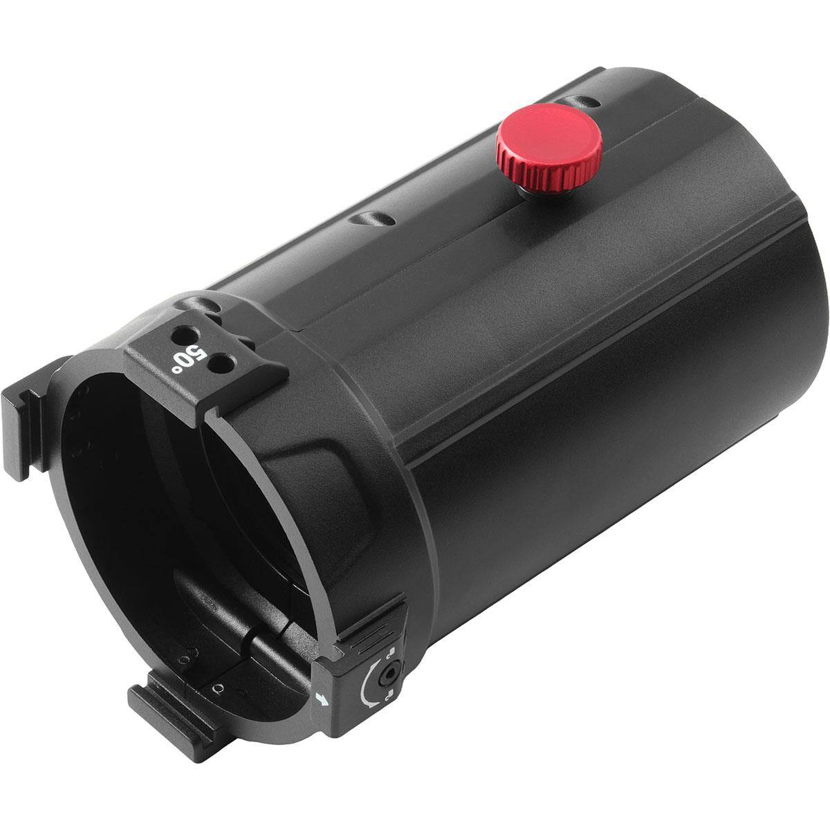Alt View 2. Aputure - Aputure Spotlight Mount II Projection Lens Modifier Kit with 50 Degree Lens for STORM 400x and STORM 700x fixtures.