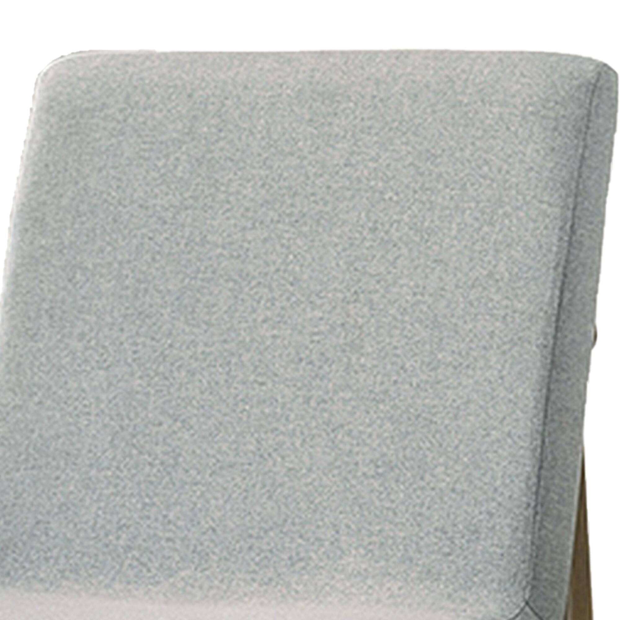 Alt View 1. Manhattan Lane - 19 Inch Dining Chair, Set of 2, Gray Fabric, Parson Style, Cushioned Seat - Gray, Brown.