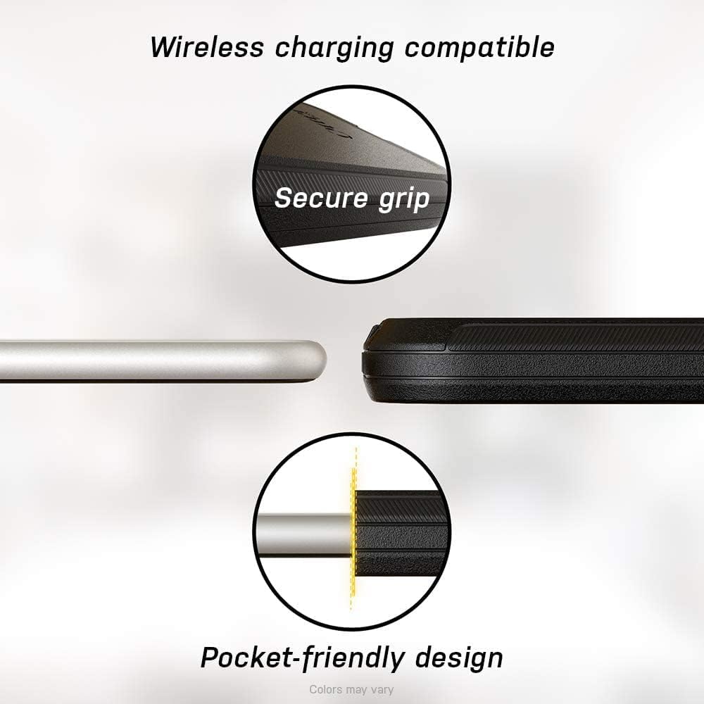 Wireless charging compatible  
Secure grip  
Pocket-friendly design  
Colors may vary