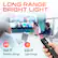 LONG RANGE BRIGHT LIGHT - 164 FT Wireless Range 656 FT Light Range
