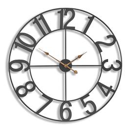 Sorbus - Large Wall Clock for Living Room Decor - Wall Clock for Kitchen - 32 inch (81 CM)-Battery Operated Analog Clock - Black