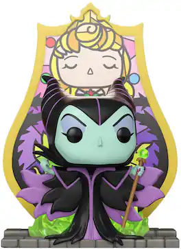 Funko - POP! Deluxe: Disney Villains - Sleeping Beauty: Maleficent, Stained Glass - COLLECTIBLES - Multicolor