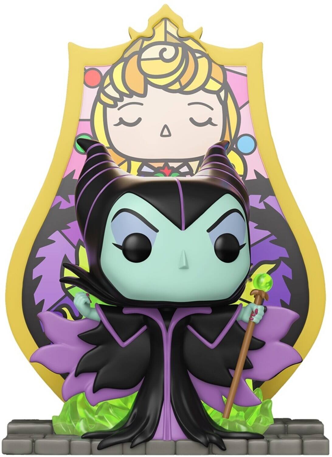 Funko POP! Deluxe: Disney Villains - Sleeping Beauty: Maleficent, Stained Glass - COLLECTIBLES