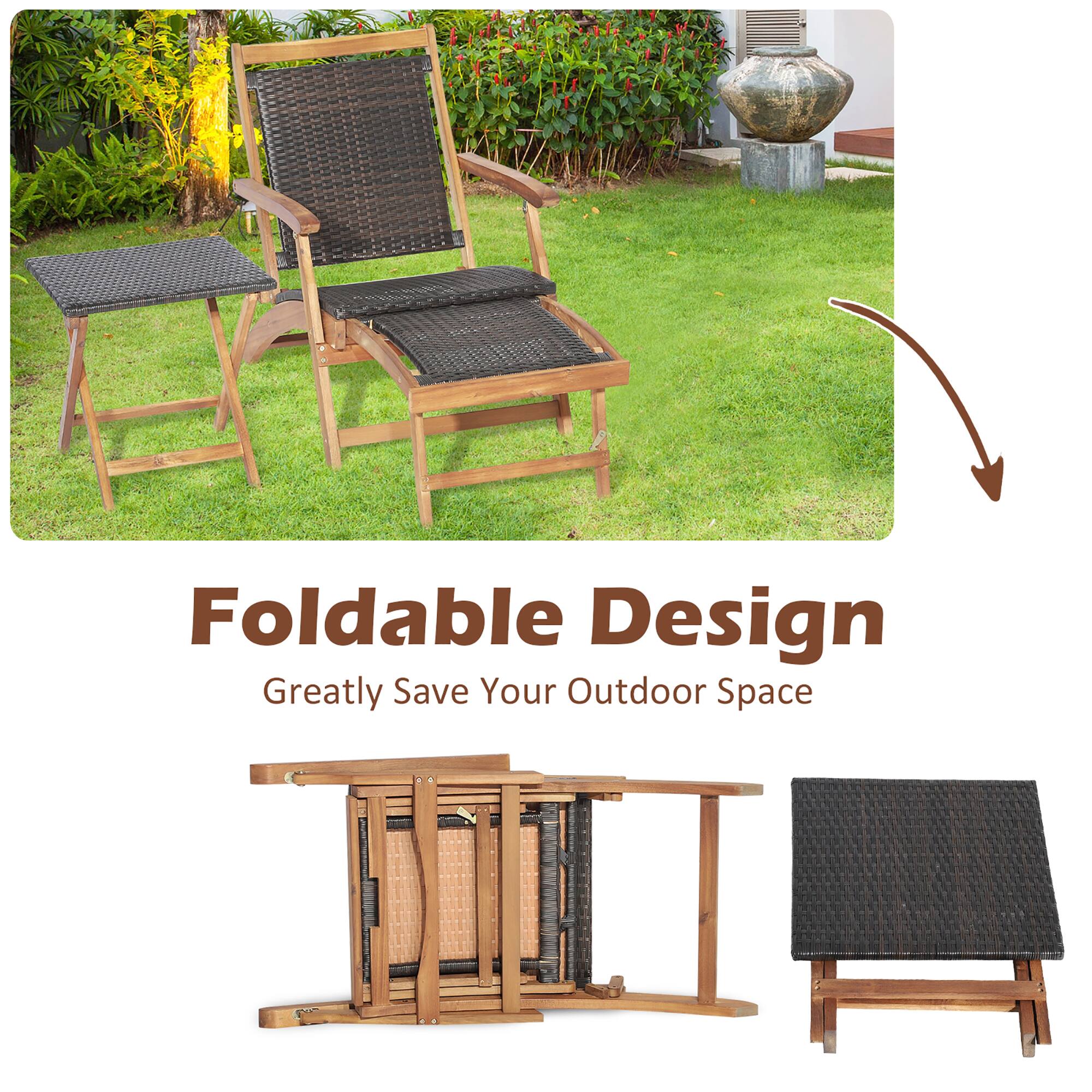 Foldable Design Greatly Saves Your Outdoor Space