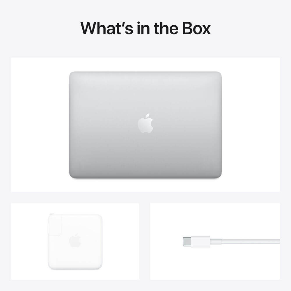 What's in the Box

- Laptop
- Power Adapter
- USB-C Cable