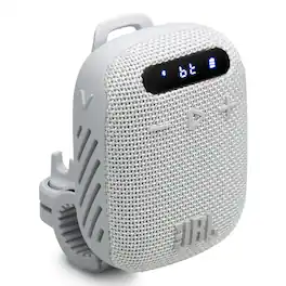 JBL - Wind 3 Handlebar Bluetooth Speaker with FM Radio - Gray