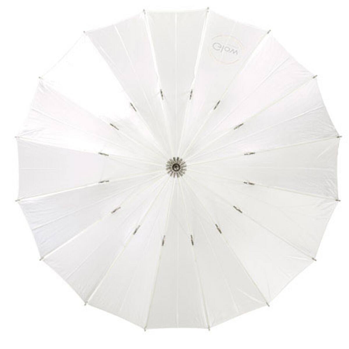 Alt View 5. Glow - Glow 40" White Umbrella.