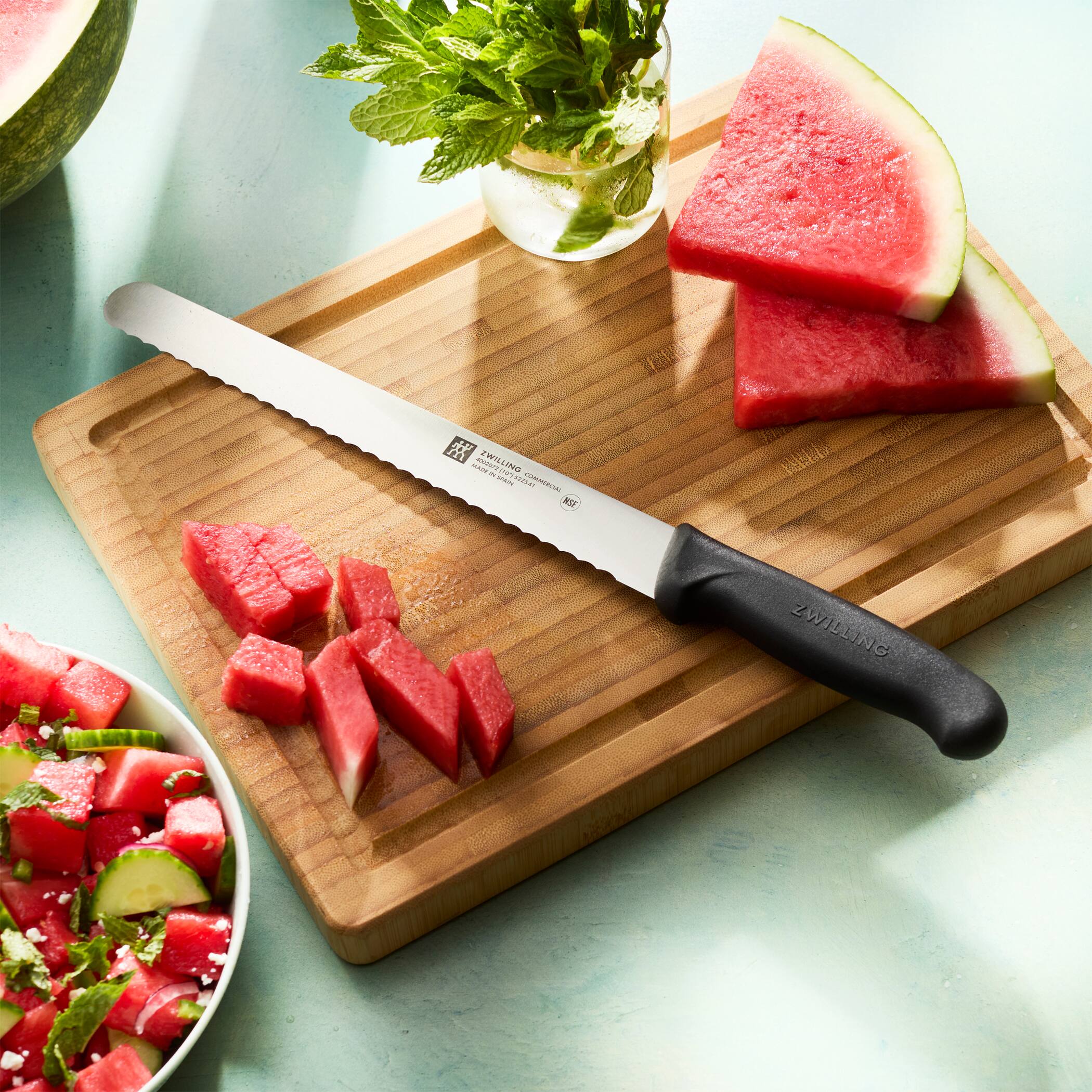 ZWILLING  
Gourmet  
Pro  
10"  
Serrated  
Knife