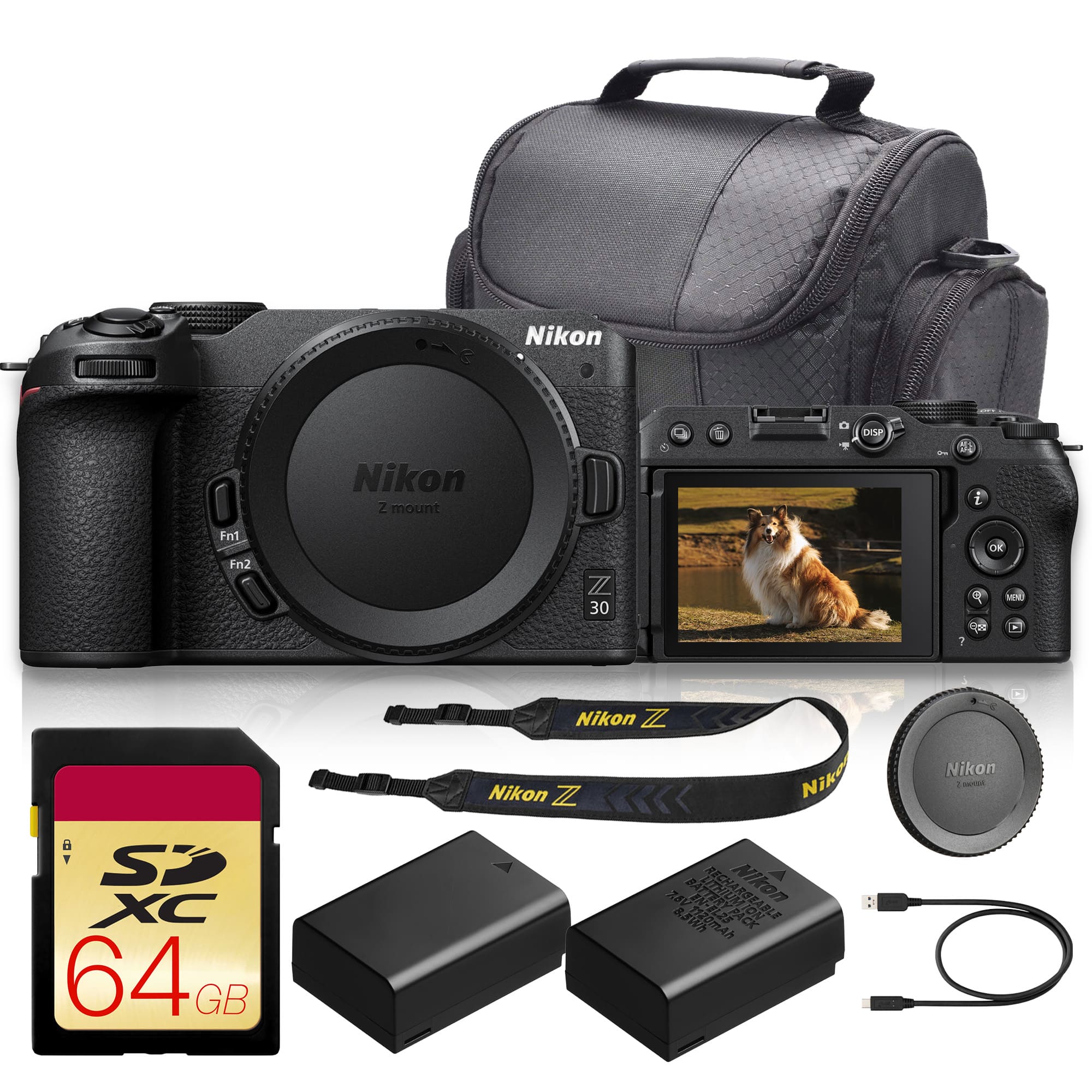 Nikon - Z30 Mirrorless Camera, 20.9MP DX-Format CMOS Sensor (7pc Bundle) price history on PriceWatchPro