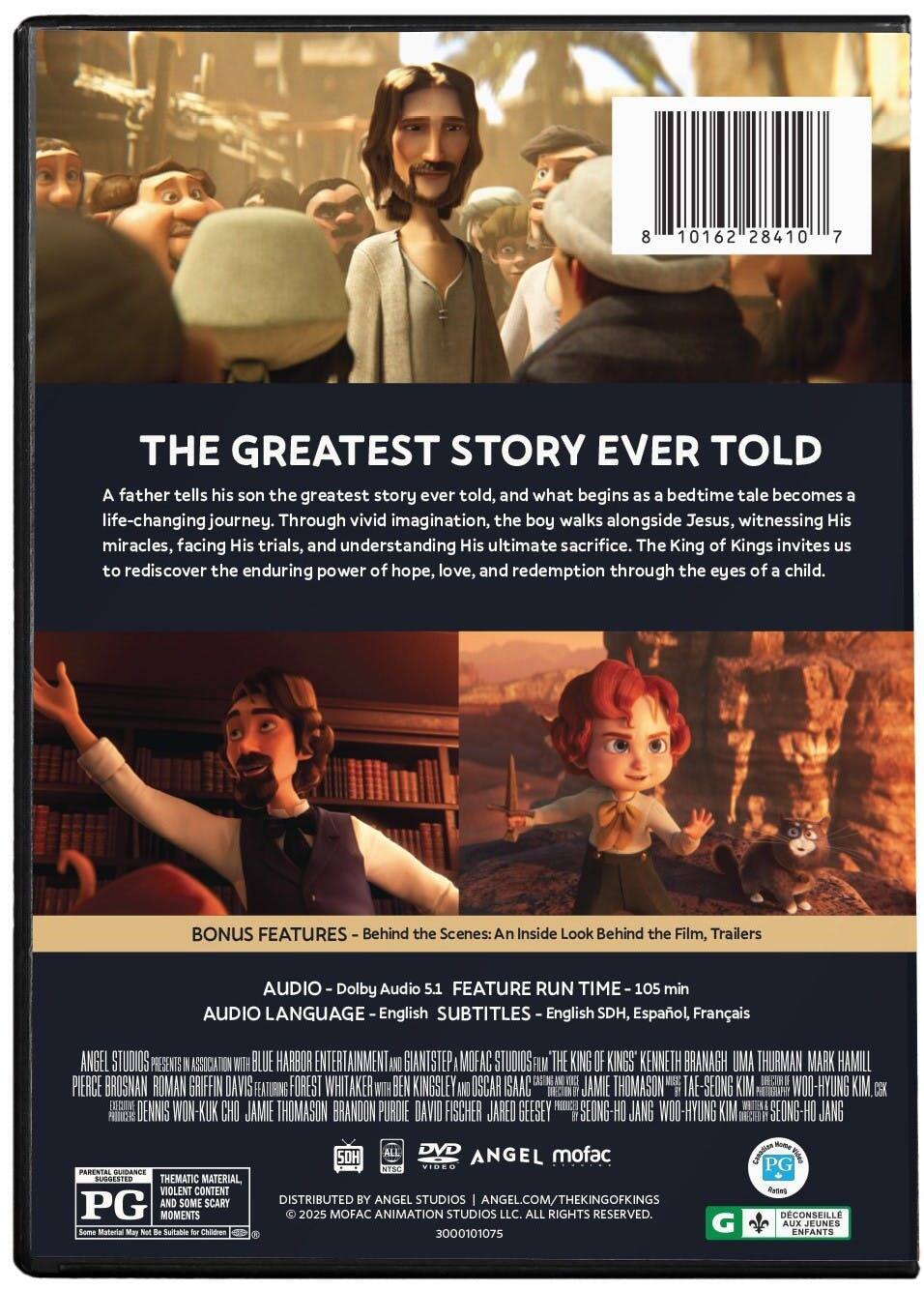 Back. The King of Kings   - DVD.