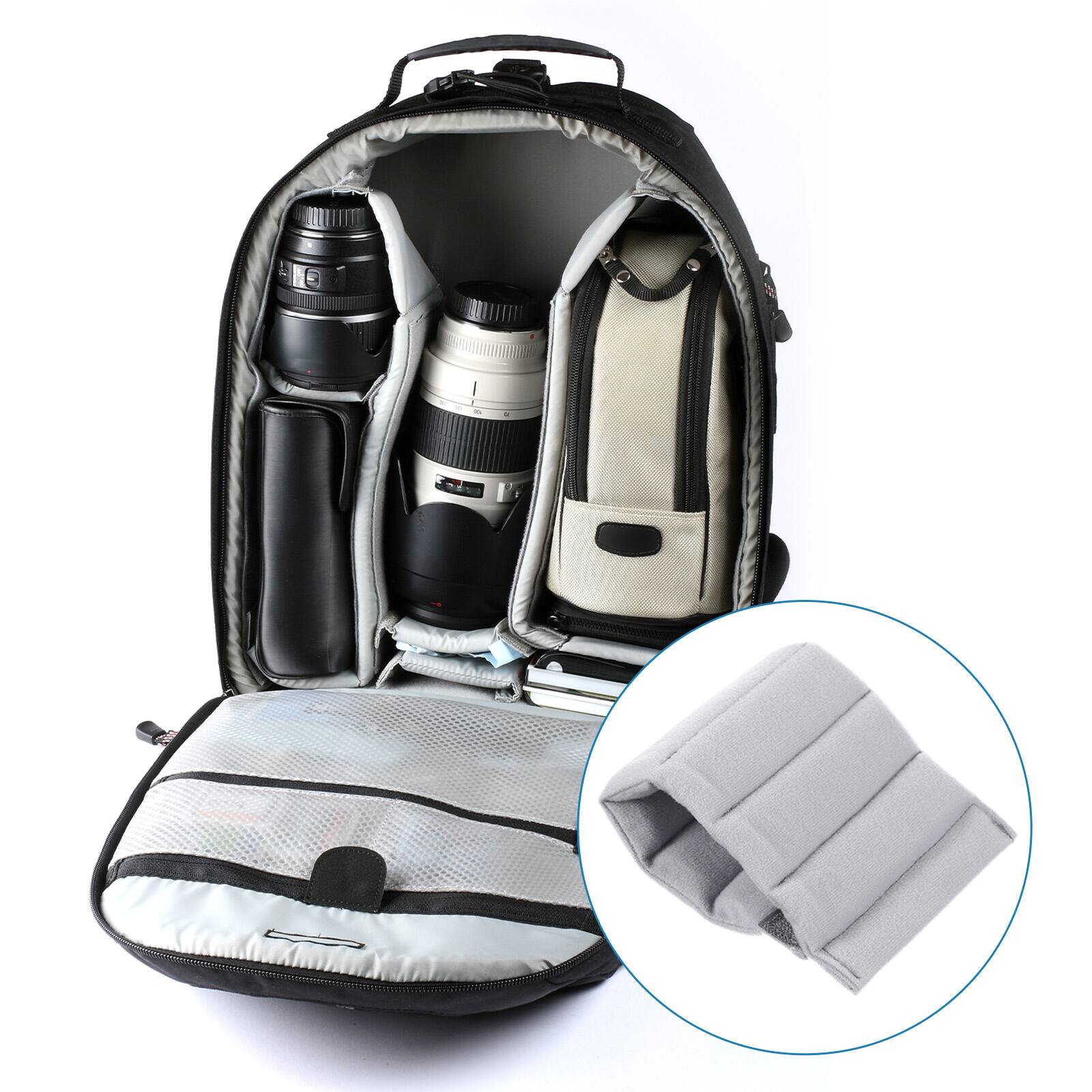 Alt View 5. Unique Bargains - Camera Bag Divider, 2pcs 10.43"x4.92"x0.55" Shockproof Insert for Nikon DSLR.