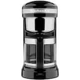 KitchenAid - 12-Cup Drip Coffee Maker with Spiral Showerhead and Programmable Warming Plate - Onyx Black