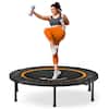 Front. MERACH - MERACH 40"/48" Trampoline with Handle for Adults & Kids, Indoor/Outdoor Rebounder, 330lbs, Compact Fitness Exercise - 40".