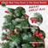 Imitate Real Trees Down to the Finest Details Merry Christmas Mixed Leaves 103 Natural Pine Cones 309 Vivid Red Berries