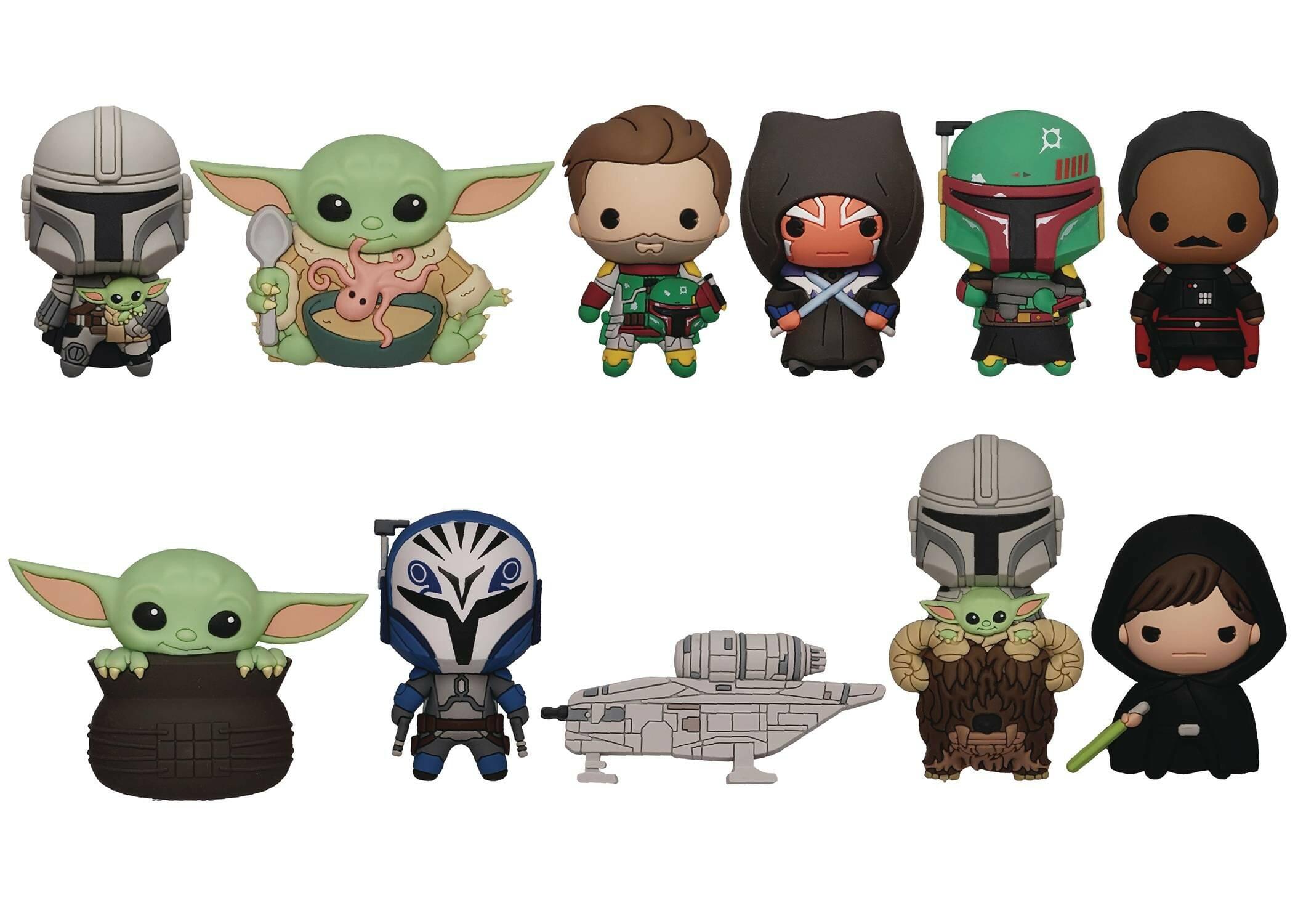 Alt View 10. Monogram - Star Wars Mandalorian Series 2 3D Foam Bag Clip | One Random - White.