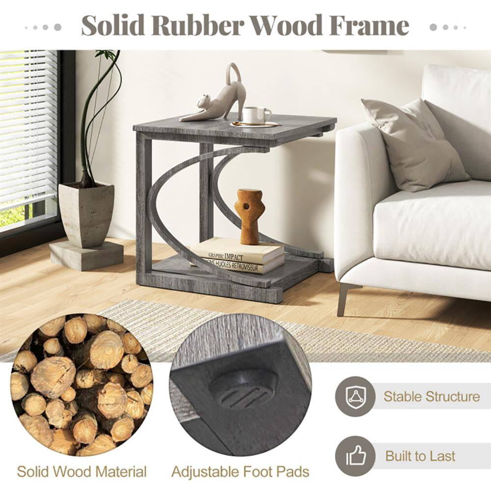 Solid Rubber Wood Frame

- Solid Wood Material
- Adjustable Foot Pads
- Stable Structure
- Built to Last