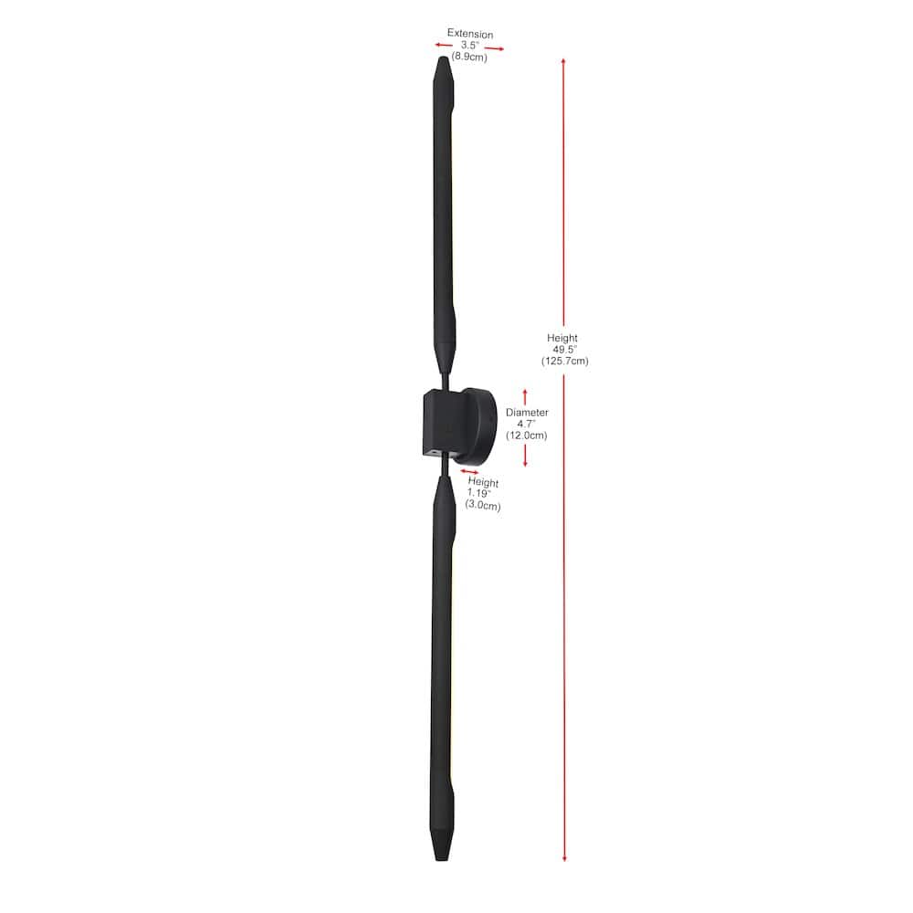 Elegant Lighting - Odin 5 Inch Outdoor Wall Sconce In - Black price history on PriceWatchPro