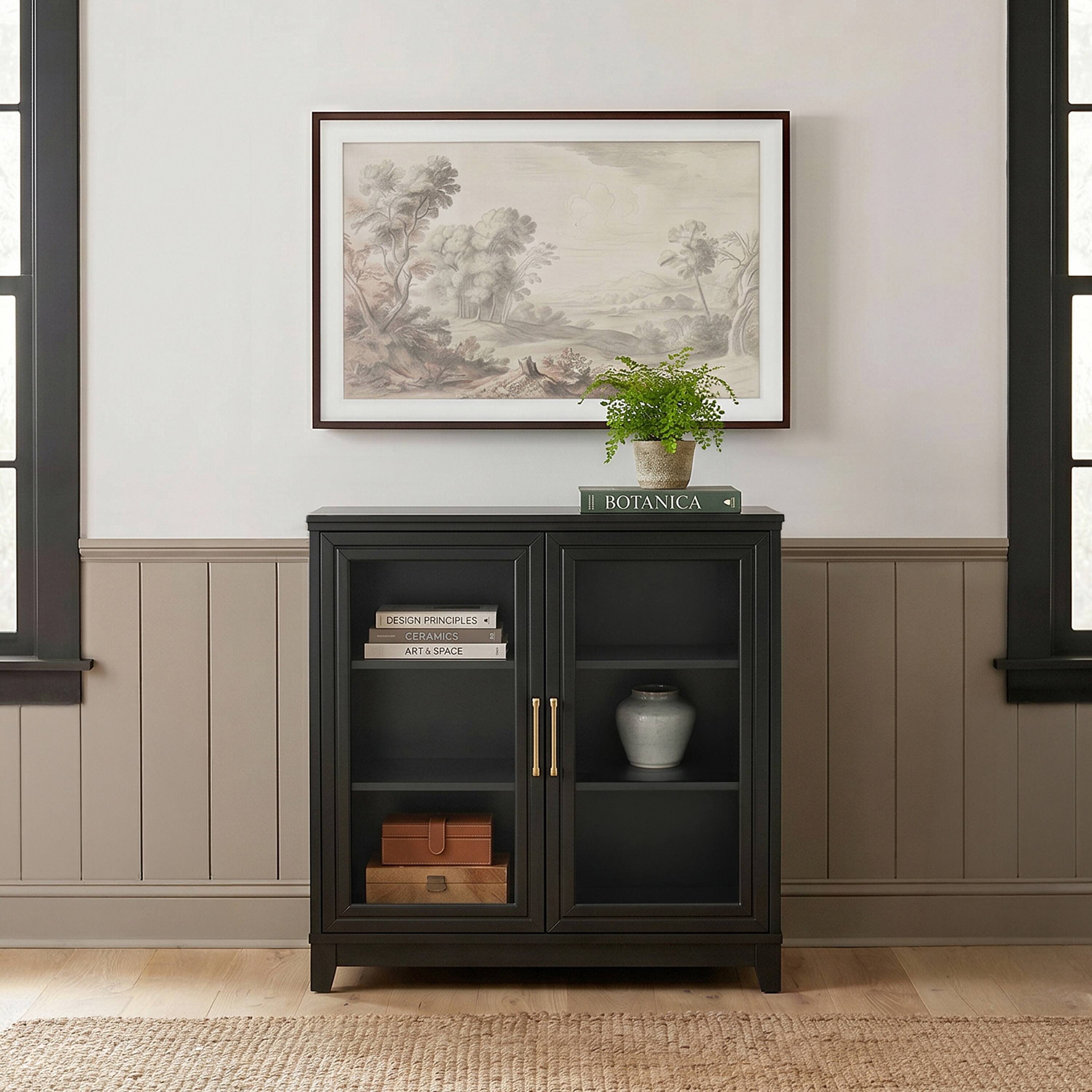 Black Frame/Gold Hardware
