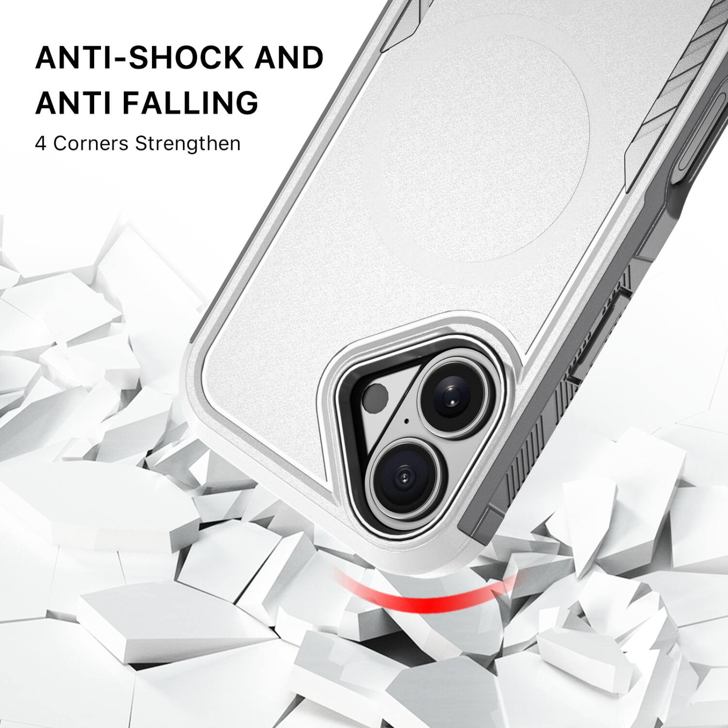 ANTI-SHOCK AND ANTI FALLING  
4 Corners Strengthen