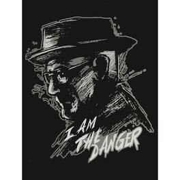 Just Funky - Breaking Bad I Am The Danger Lightweight Fleece Throw Blanket | 45 x 60 Inches - Black