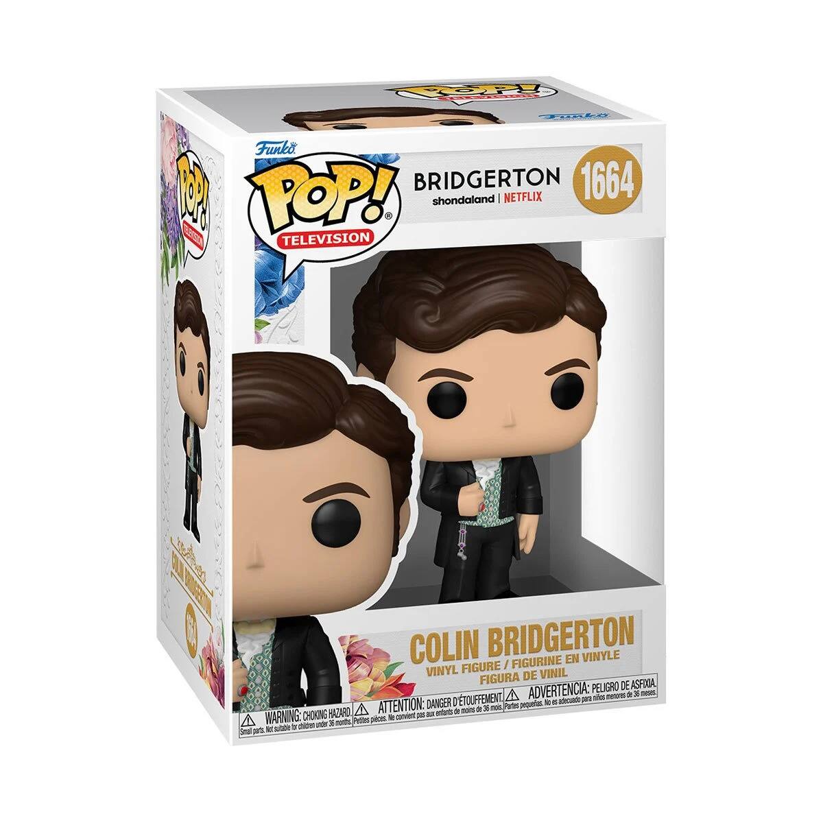 F TEo SIS Funko BRIDGERTON 1664 1 POP! shondaland | NETFLIX TELEVISION COLIN BRIDGERTON EN VINYLE FIGURE / FIGURINE VINYL DE VINIL FIGURA ASFOOA ADVERTENCIA: PELIGRO DE A - d 3 seus. D'TOUFFEMENT afouc par - DANGER prquerta - - HAZARO, A ATTENTION: - antants -e no0 dI 3 mois Parts WARNING: CHOKING Pettes picet e carvient p8 -s ns  Smal p