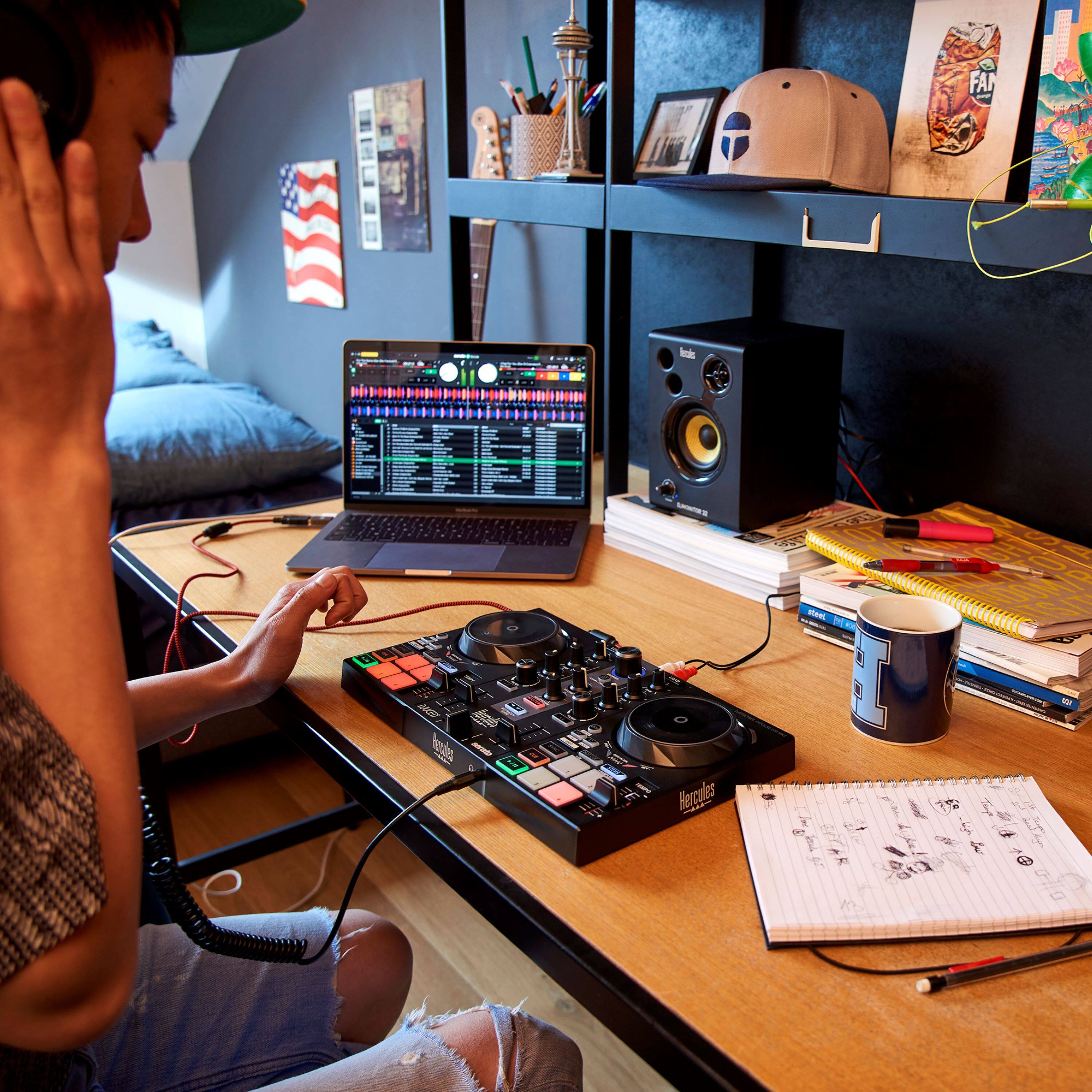 Alt View 13. Hercules - DJ Control Inpulse 200 MK2 DJ Mixer - Black.