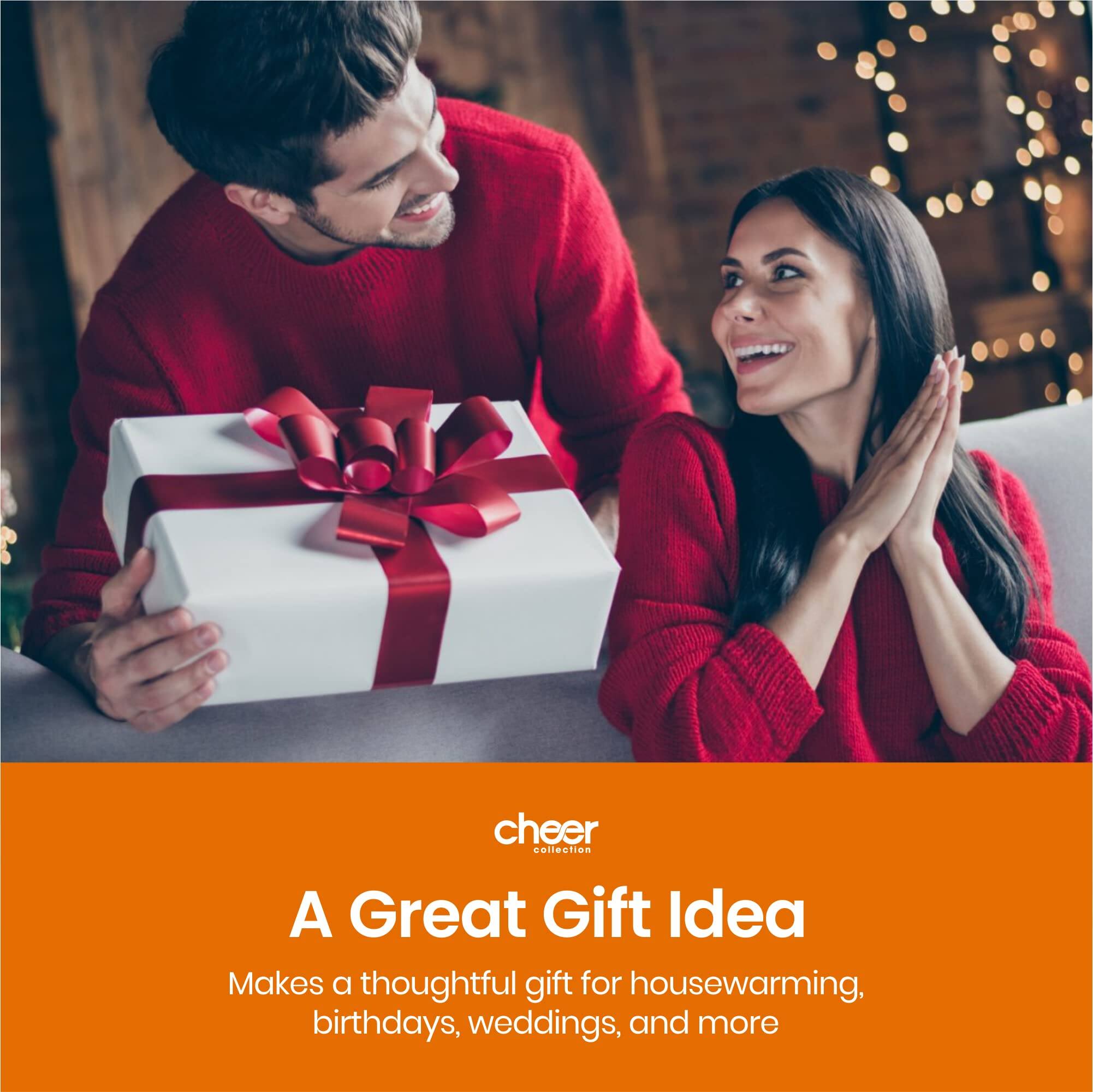 cheer collection  
A Great Gift Idea  
Makes a thoughtful gift for housewarming, birthdays, weddings, and more