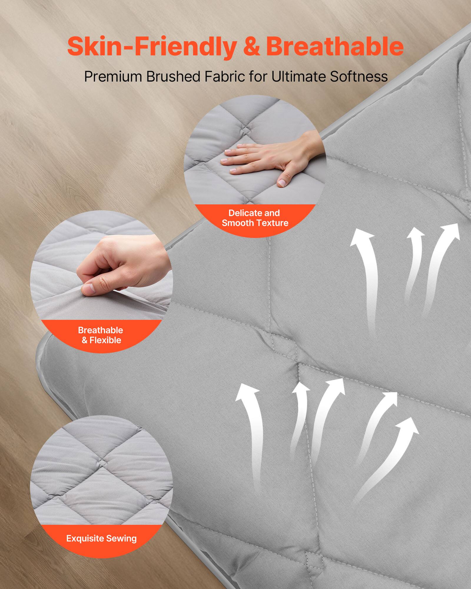 Skin-Friendly & Breathable  
Premium Brushed Fabric for Ultimate Softness  

- Delicate and Smooth Texture  
- Breathable & Flexible  
- Exquisite Sewing