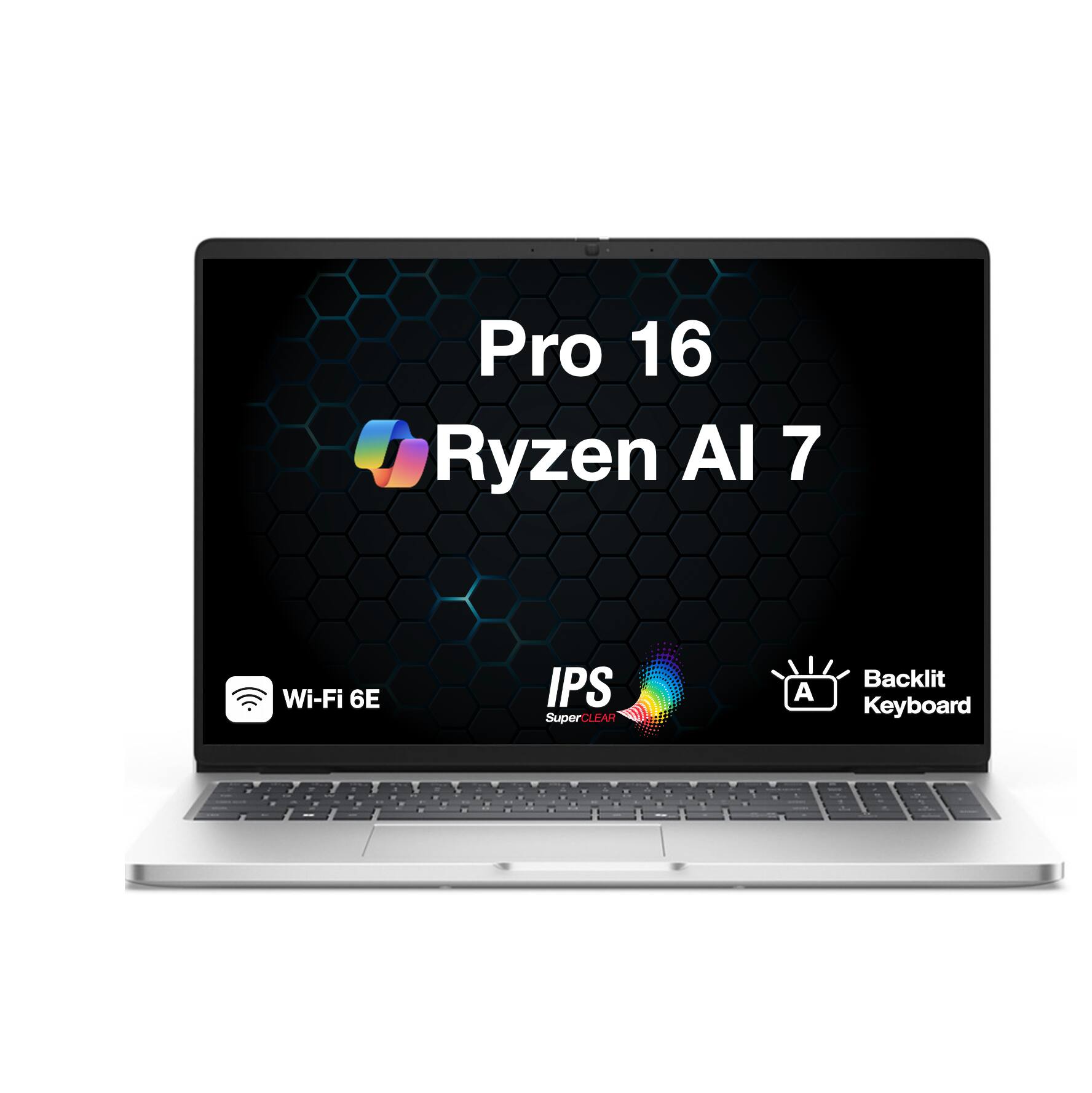 Pro 16 Ryzen AI 7 Wi-Fi 6E IPS SuperCLEAR Backlit Keyboard