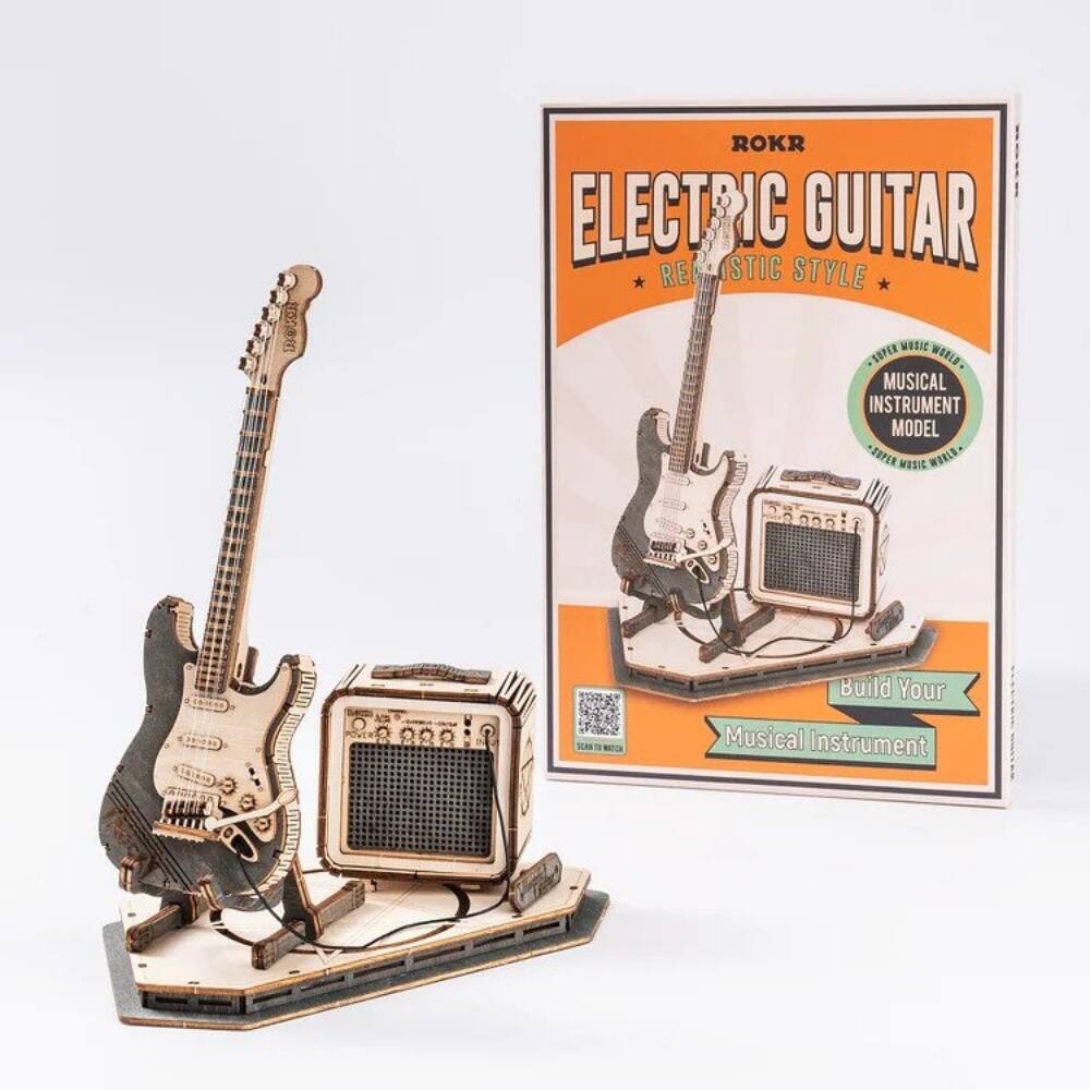 ROKR  
ELECTRIC GUITAR  
REALISTIC STYLE  

MUSICAL INSTRUMENT MODEL  

Build Your Musical Instrument  

SUPER MUSIC WORLD