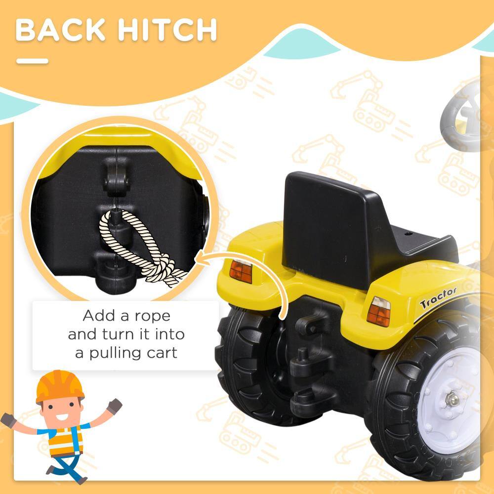 BACK HITCH

Add a rope and turn it into a pulling cart

Tractor