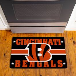 Evergreen Enterprises - Cincinnati Bengals 18" x 30" Anti-Fatigue Comfort Indoor Mat - Multicolor