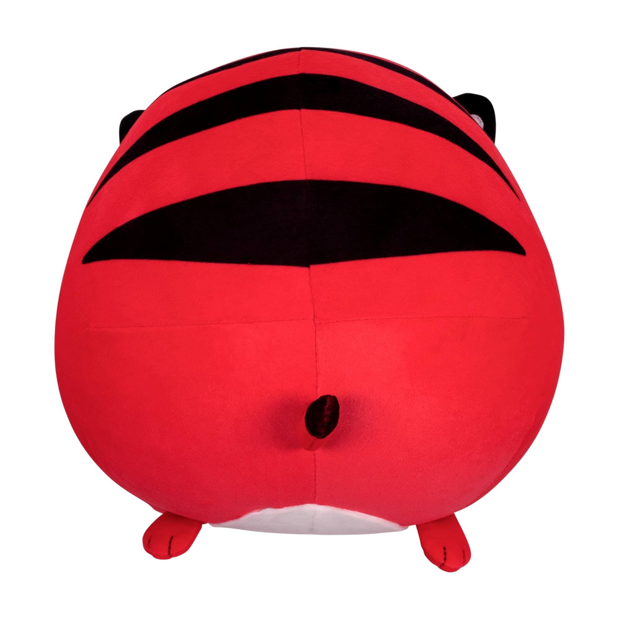 Alt View 10. Toynk - MochiOshis 12-Inch Character Plush Toy Animal Red Tiger | Puyumi Purroshi - Red.