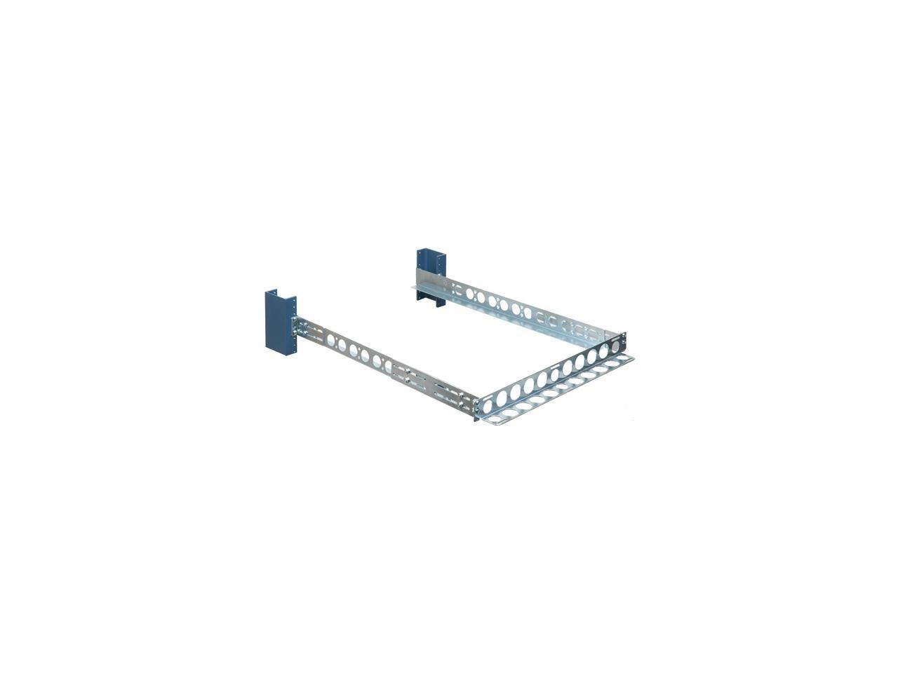 Alt View 1. RackSolutions - RackSolutions 1U 2Post Rail, 24" Depth, Dell/HP/IBM Compatible with Cable Management - Metallic.