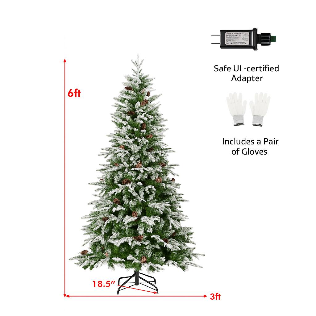 - 6ft Safe UL-certified Adapter
- Includes a Pair of Gloves
- 18.5" x 3ft