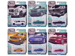 Autoworld - Auto World Premium 2025 Release 1 Set A of 6 pieces 1/64 Diecast Model Cars by Auto World - Multicolor