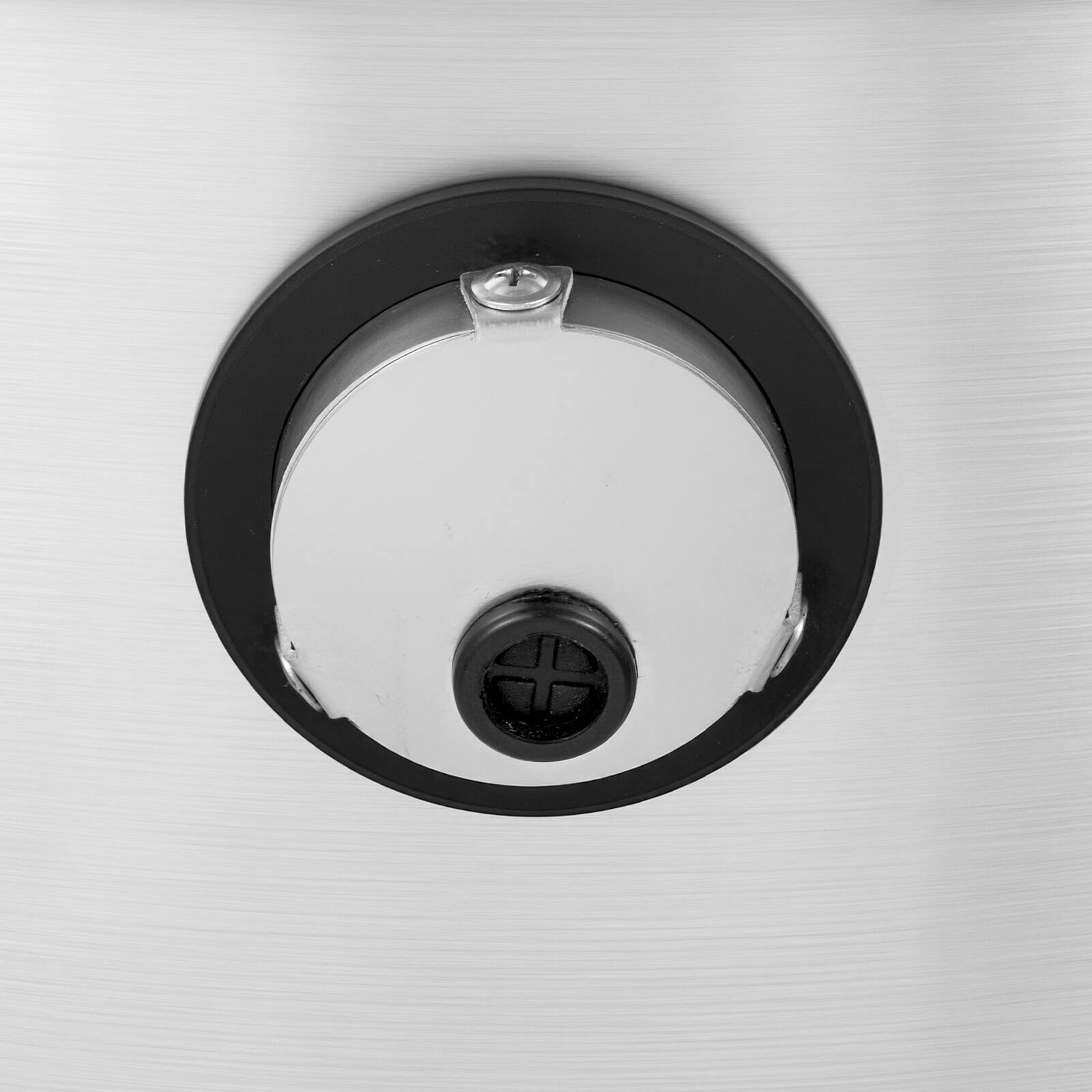 Alt View 5. VEVOR - Commercial Kitchen Exhaust Fan,612 CFM Restaurant Canopy Hood Exhaust Fan, 0.25HP 180W Direct Drive Food Truck Hood Vent - Silver.
