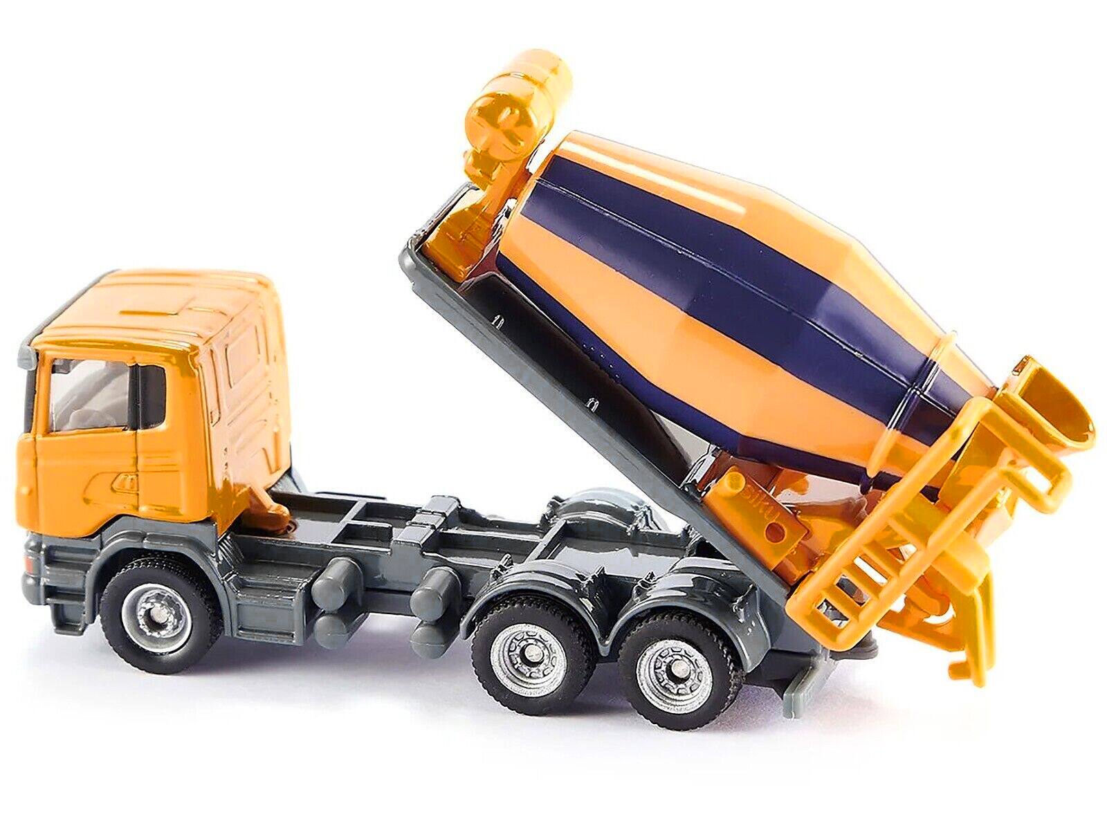 Alt View 1. SIKU - Scania Mixer Truck Yellow 1/87 (HO) Diecast Model by Siku - Yellow.