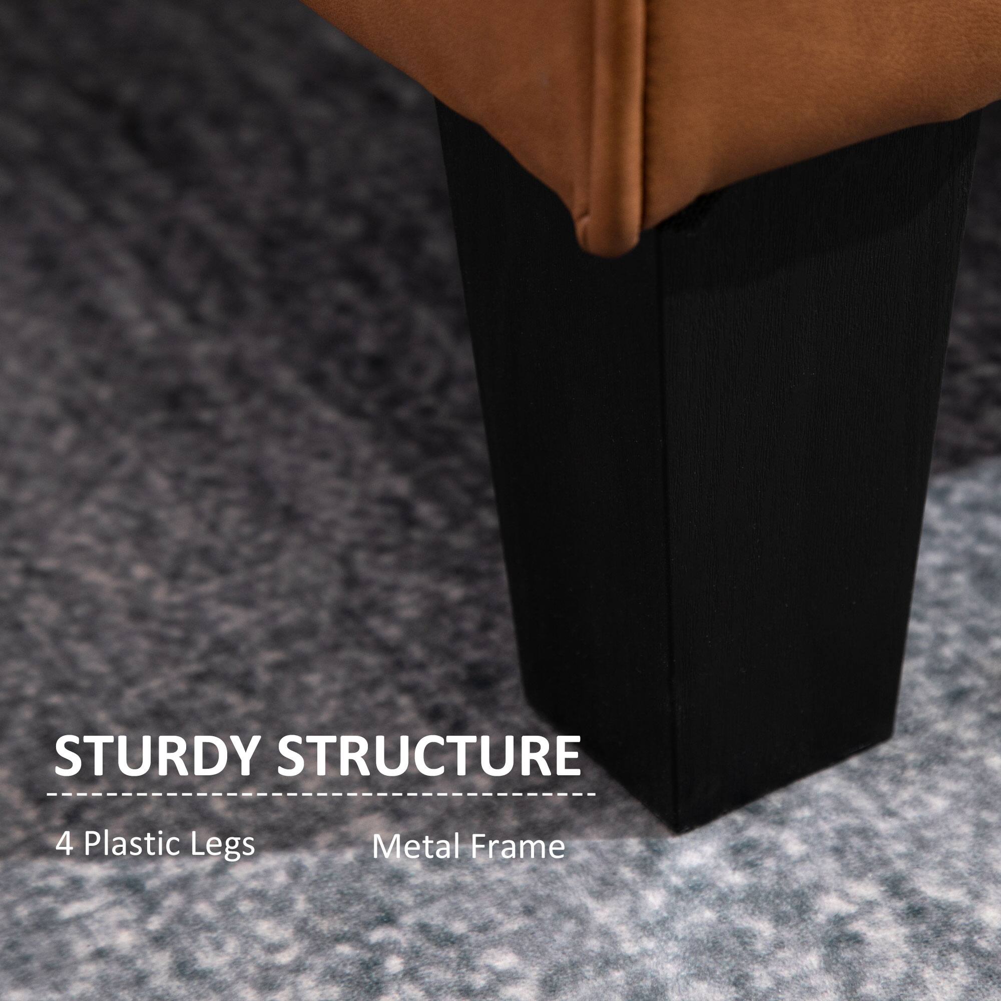 STURDY STRUCTURE
4 Plastic Legs
Metal Frame