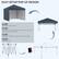 EASY SETUP POP UP DESIGN
STEP 1:
Open the canopy frame
STEP 2:
Push up on the push-button control system to raise and lock the canopy frame
STEP 3:
Adjust the height for preferred shade coverage
STEP 4:
Add sidewalls