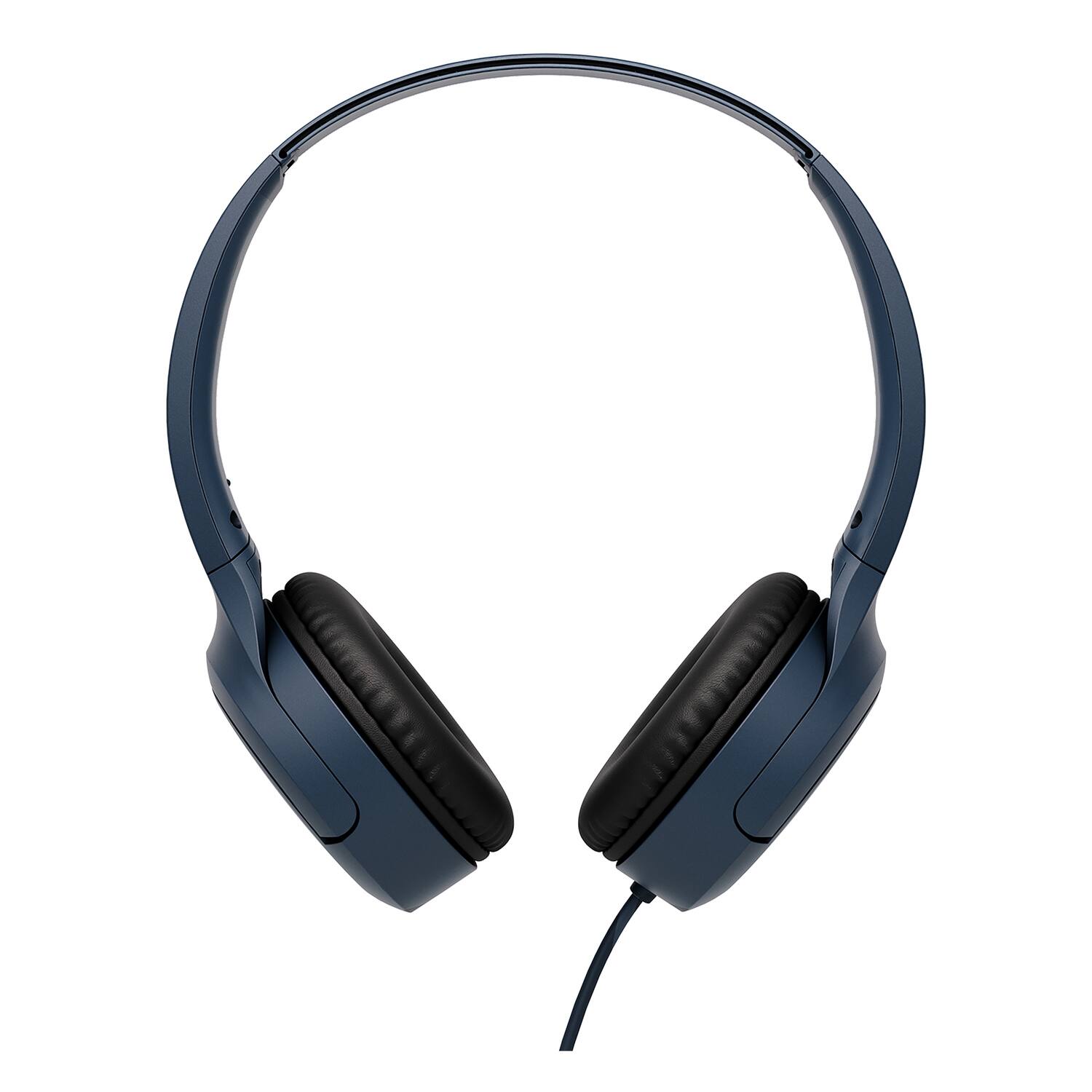 Alt View 1. JVC - Jvc Has33uca Foldable On-ear Headphones With Microphone, Usb-c, Ha-s33uc (blue) - Blue.