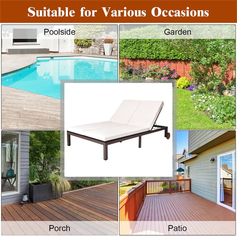 Suitable for Various Occasions

- Poolside
- Garden
- Porch
- Patio