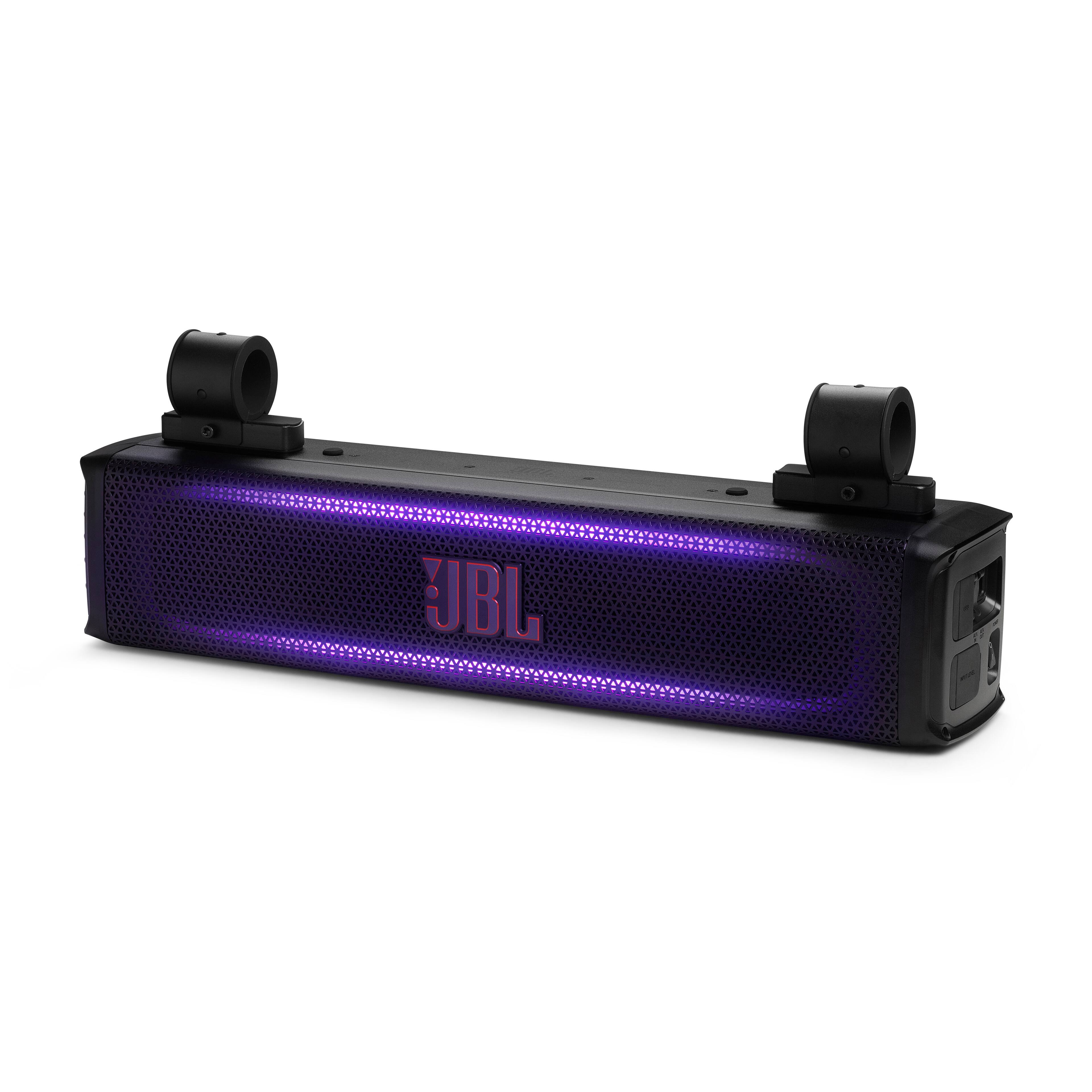 Angle. JBL - Rallybar Wireless Powersports  21" 150W Soundbar - Black.