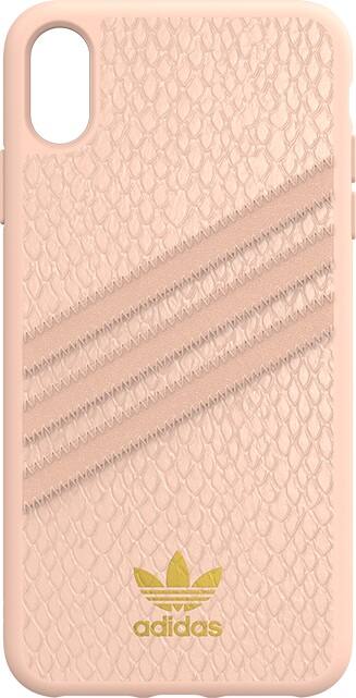 Front. adidas - Adidas 3-Stripes Samba Case Apple iPhone XR - Rose Pink - Pink.