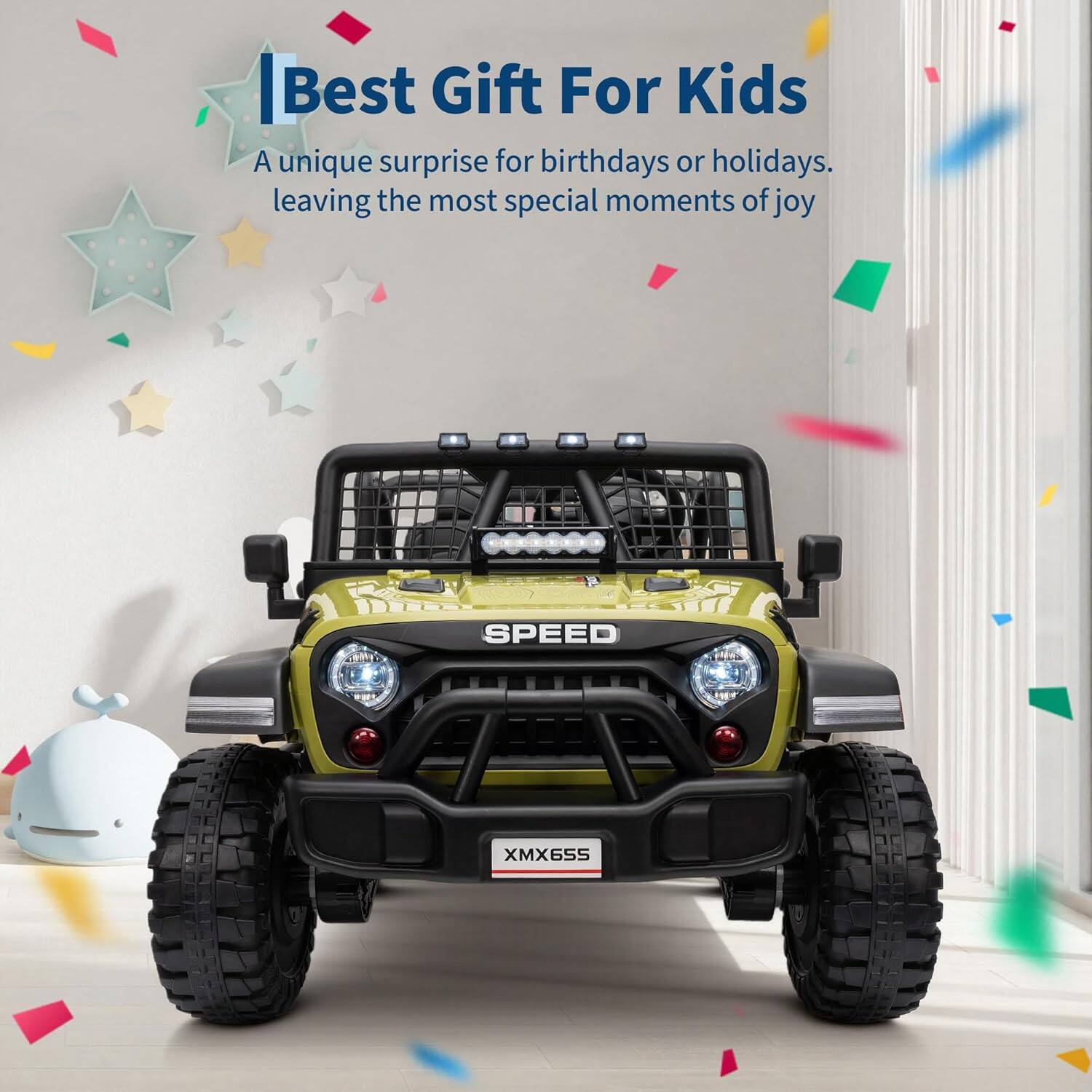 Best Gift For Kids  
A unique surprise for birthdays or holidays.  
leaving the most special moments of joy  

SPEED  
XMX655