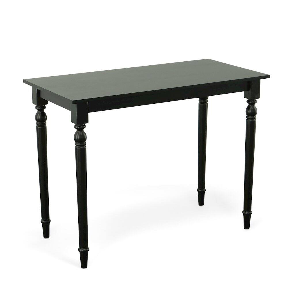 Alt View 6. Carolina Chair & Table - Hawthorne Bar Table with 2 Counter Stools - Antique Black - Antique Black.