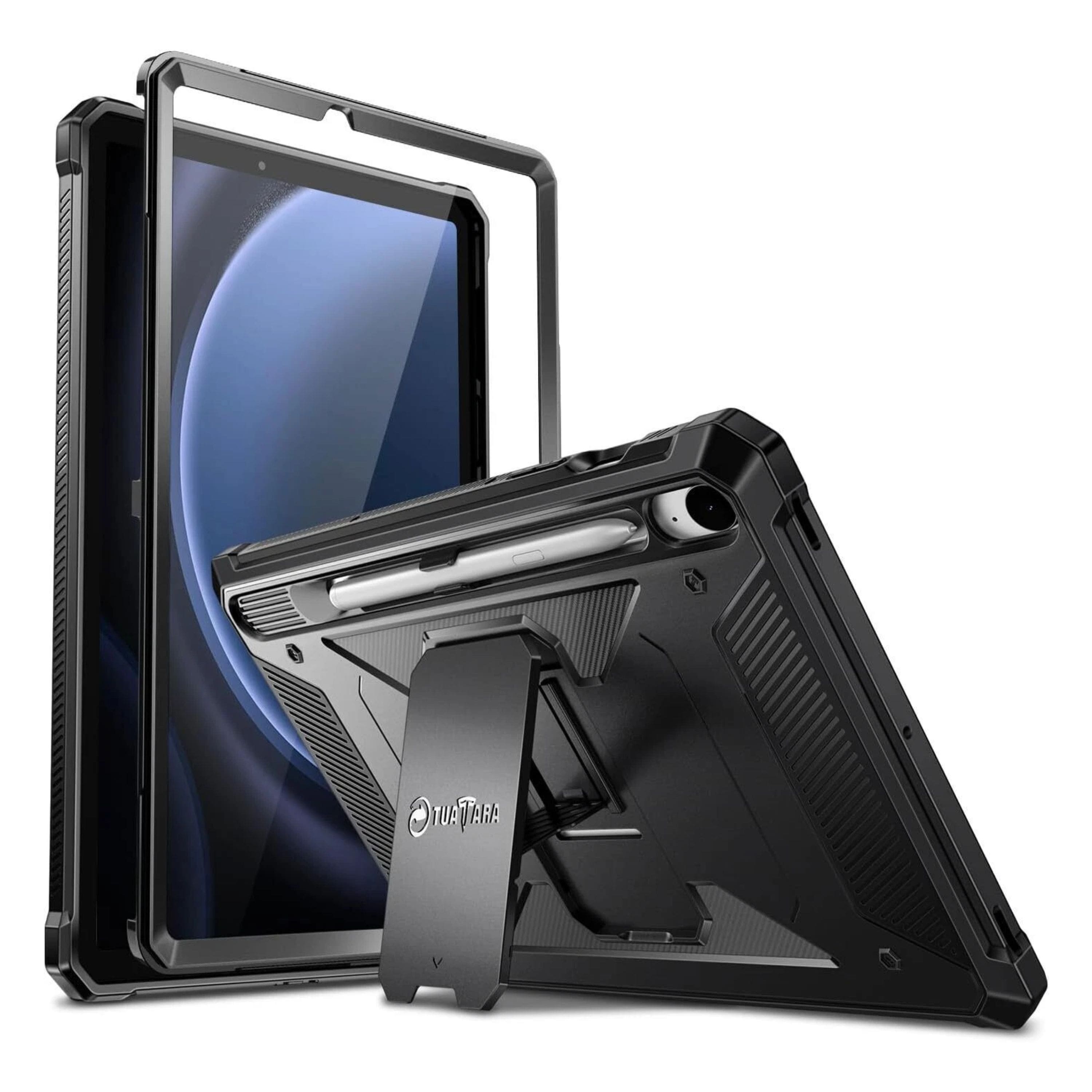 Kitcheniva - Shockproof Case With Built-in Screen Protector Kickstand For Samsung Galaxy Tab S10 Lite/ S10 FE/ S9 FE - Black price history on PriceWatchPro