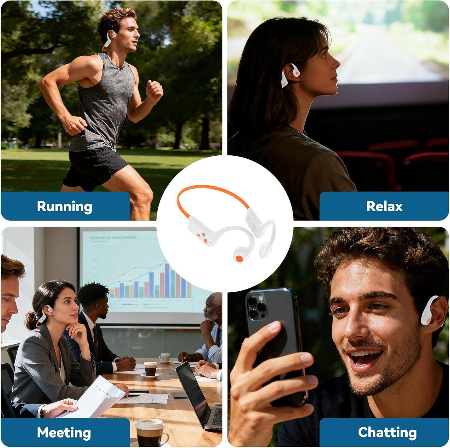 Running  
Relax  
Meeting  
Chatting